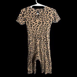 Cheetah Print Romper